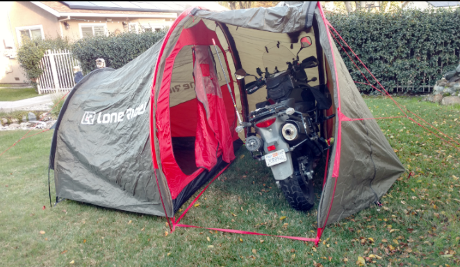 Which large tent?